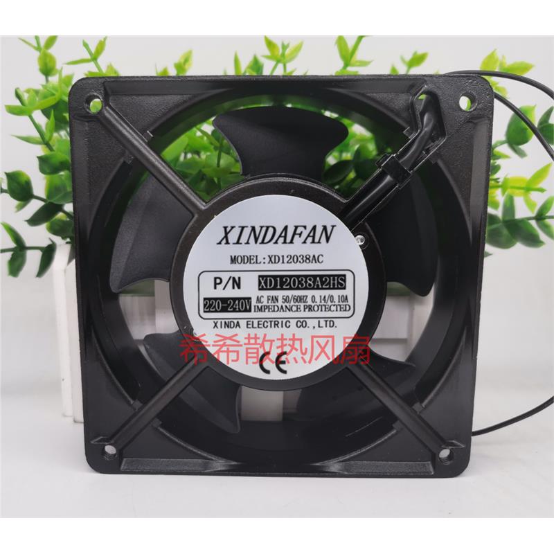 XINDAFAN XD12038A2HS 220V 0.14/0.10A 12CM 机炬 工业 散热风机