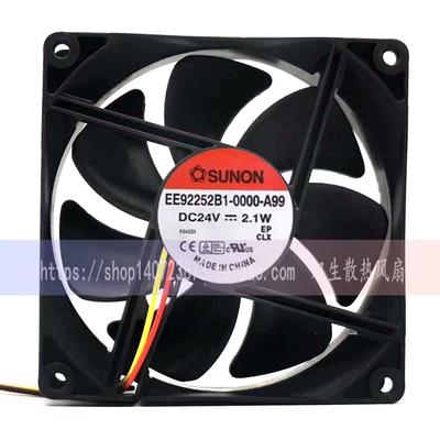 EE92252B1-000C-A99 SUNON建准 9225 24V 2.1W 9CM变频器散热风扇