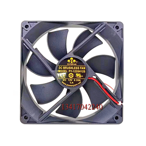 POWERYEAR PY-1225H12S 12V 0.35A 12CM 12025 制冰机箱 散热风扇