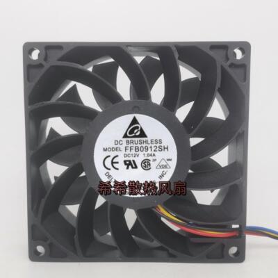 台达FFB0912SH 9025 12V 1.04A 9cm厘米 暴力 服务器机箱散热风扇