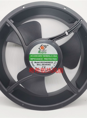 全新RENGANG RG25489B220 220v金属耐高温配电箱机柜轴流风机风扇