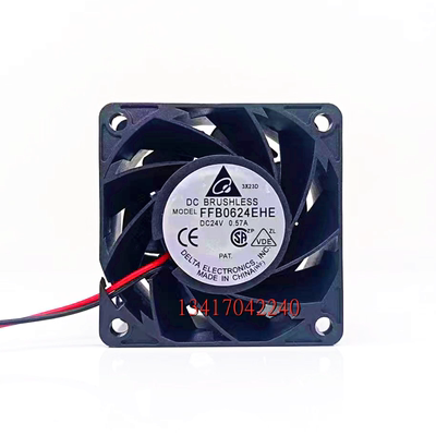 全新台达FFB0624EHE 24V 0.57A 6038 6CM厘米 工控变频器散热风扇