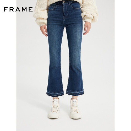 FRAME女士高腰高弹靴型牛仔裤LE CROP MINI BOOT