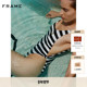 Paris丽兹酒店系列女士条纹连体泳装 FRAME Ritz
