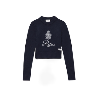 FRAME圆领山羊绒针织毛衣女丽兹酒店Ritz Paris春季款