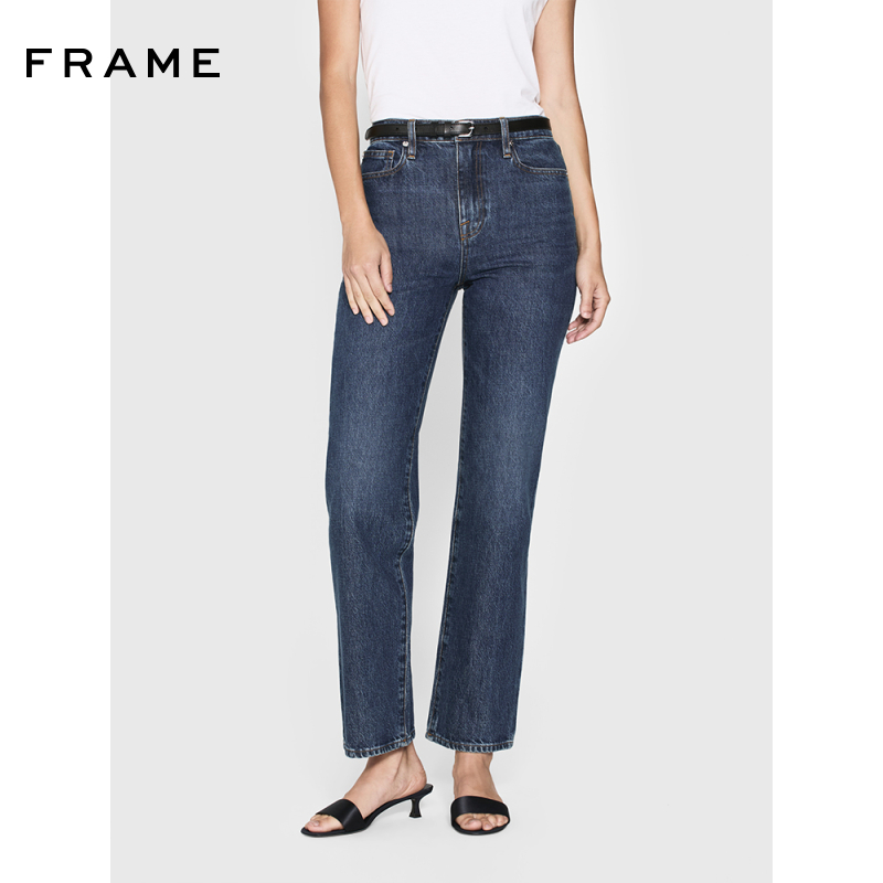 【秋冬新款】FRAME女士宽松直筒牛仔裤长裤JANE ANKLE