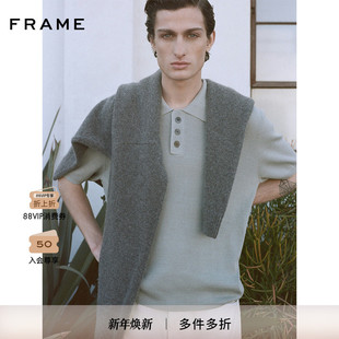 纯色短袖 百搭基础款 FRAME男士 POLO衫 2025新款