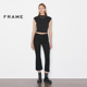 FRAME女士黑色水洗高弹牛仔裤 通勤 长裤