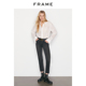 九分裤 女装 靴裤 款 春季 FRAME女高腰直筒牛仔裤