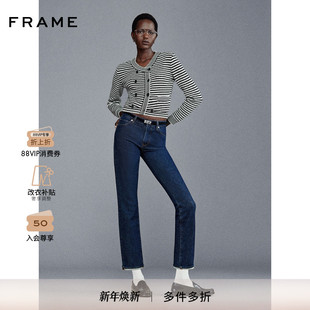 法棍裤 直筒牛仔裤 FRAME女士弹性修身 BORROWED 2025新款
