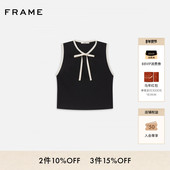 设计感上衣 吊带背心内搭打底短款 2026早春新款 FRAME女士无袖