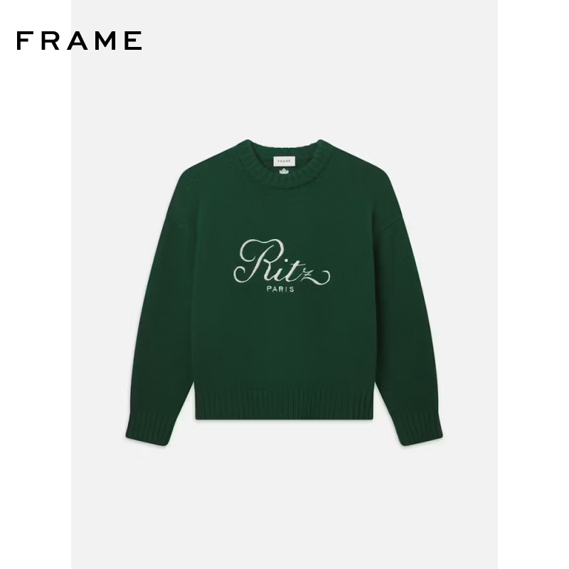 【早秋新款】FRAME x Ritz Paris联名针织羊绒衫毛衣男女同款