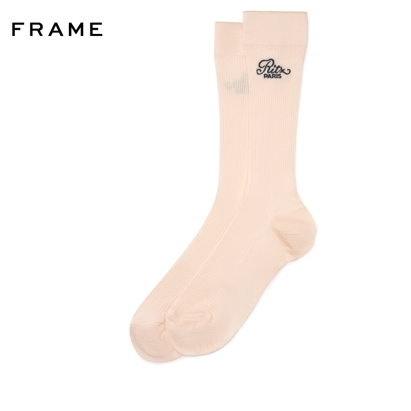 FRAME Ritz Paris丽兹酒店系列纯色中筒袜男女同款