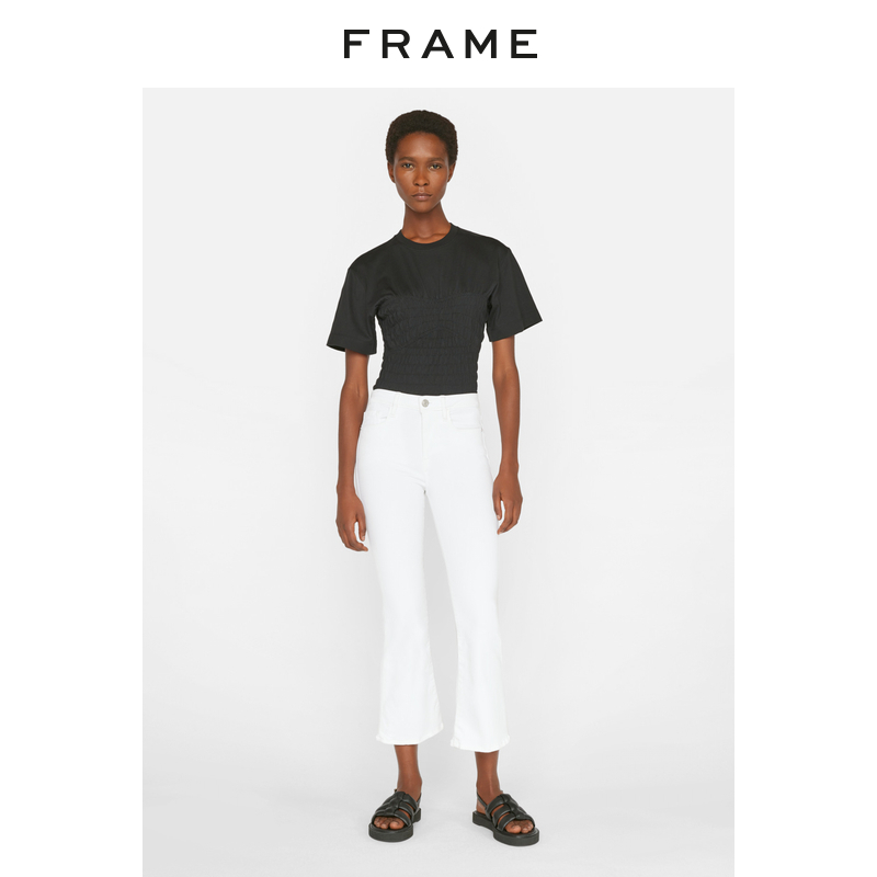 牛仔裤高腰九分裤FRAME