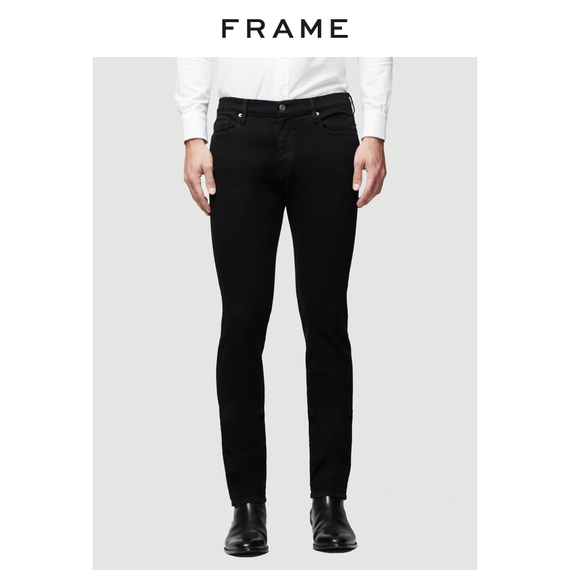 framedenim紧身中腰牛仔裤