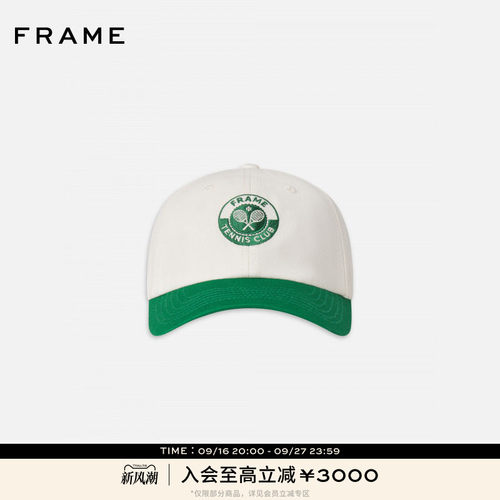 【秋季新品】FRAME网球系列刺绣棒球帽休闲百搭鸭舌帽