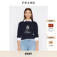 款 FRAME圆领山羊绒针织毛衣女丽兹酒店Ritz Paris春季