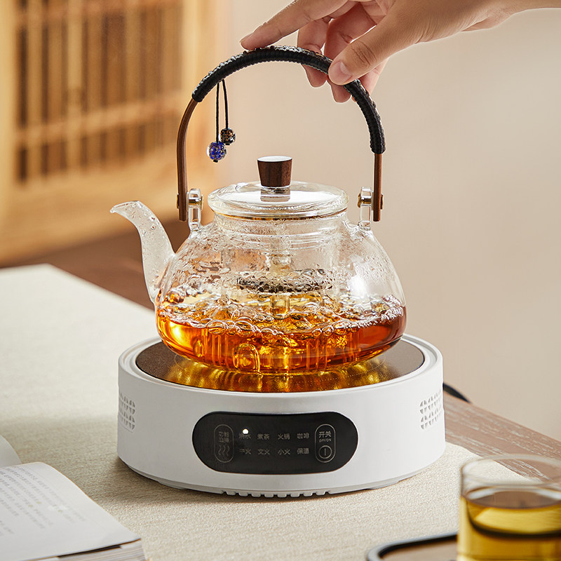 茶壶玻璃耐高温泡茶电陶瓷炉专用水壶升降梁水壶家用大容量泡茶套