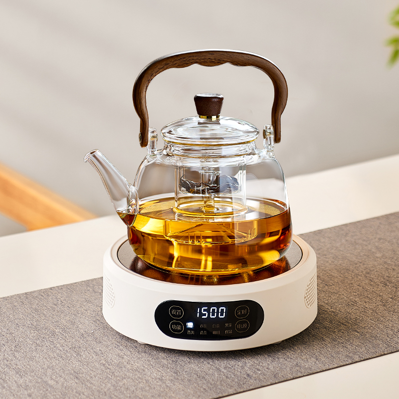 玻璃煮茶壶新款电陶炉套装耐高温煮茶器家用大容量烧水壶煮茶炉