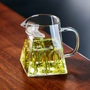 公道杯玻璃月牙过滤一体茶水分离杯绿茶泡茶器耐热高档茶具分茶器