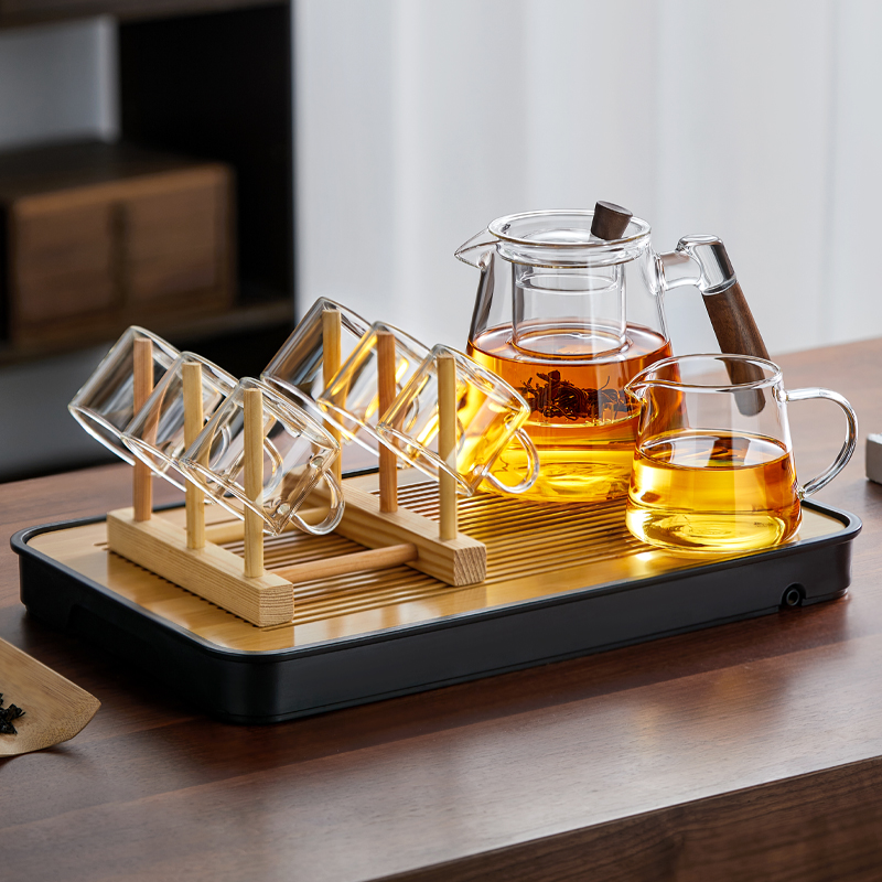 玻璃茶具套装家用泡茶壶客厅轻奢高档茶壶茶杯2025新款整套茶具