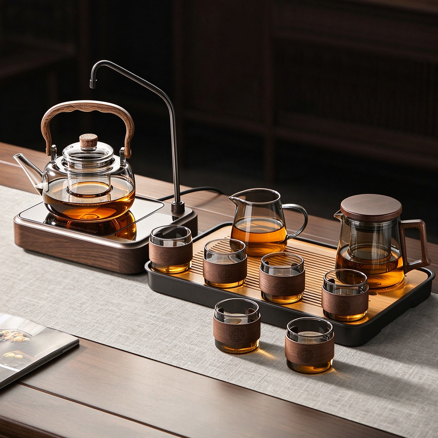 全自动上水炉套装煮茶