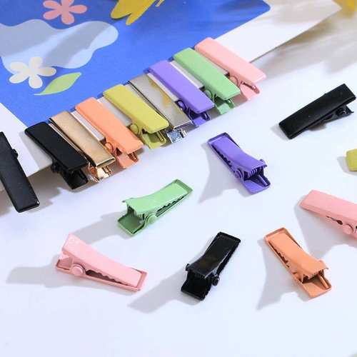 七彩鸭嘴夹小夹子DIY自制奶油胶