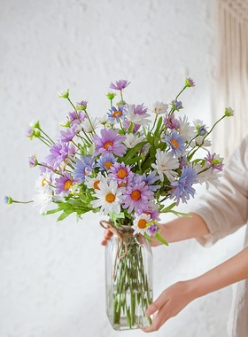 婚庆多头野菊花仿真花家居装饰INS风假花MW66785