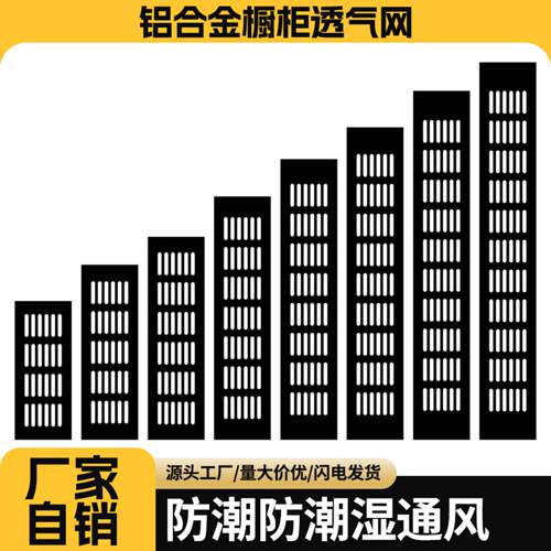 铝合金橱柜透气网鞋柜装饰盖｜30