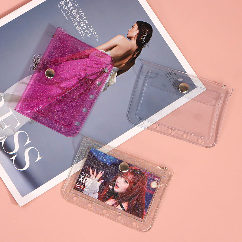 A8m5活页收纳袋卡包手账本