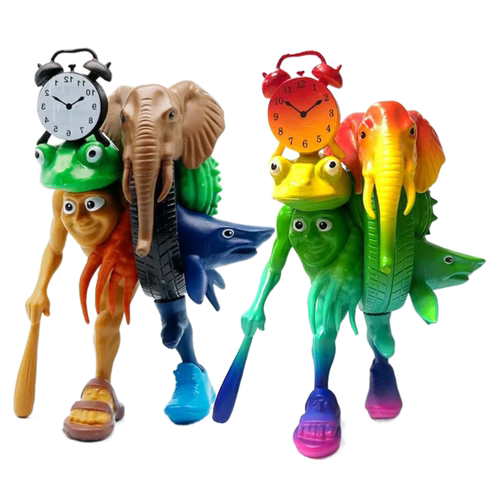 ai外国山海经五帝王玩具怪兽融合体山海经融合兽玩偶公仔儿童玩具