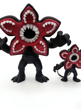 新品 Stranger Things3D打印食人花怪奇物语周边手办摆件玩具公仔