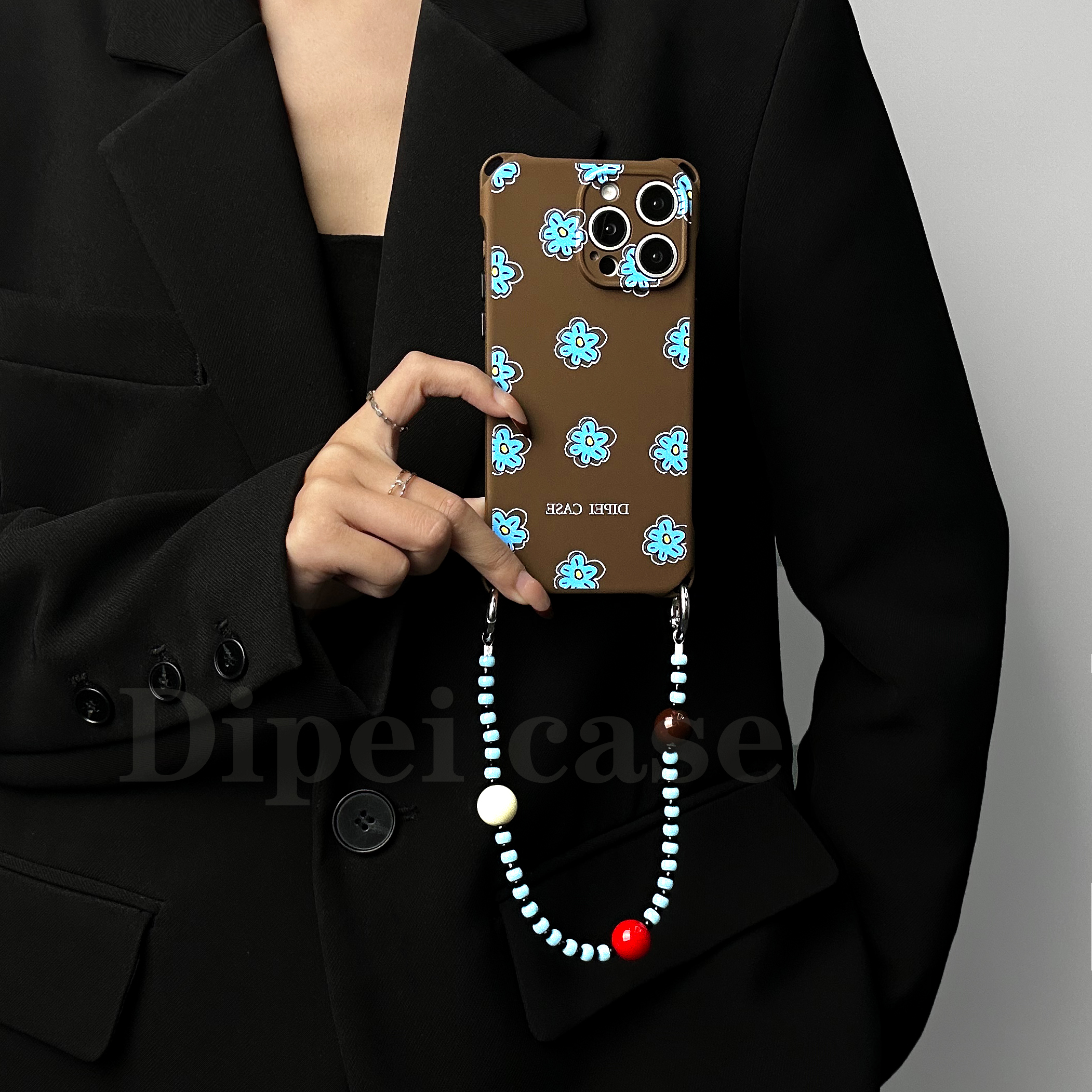 超好看的秋冬新款链条手机壳