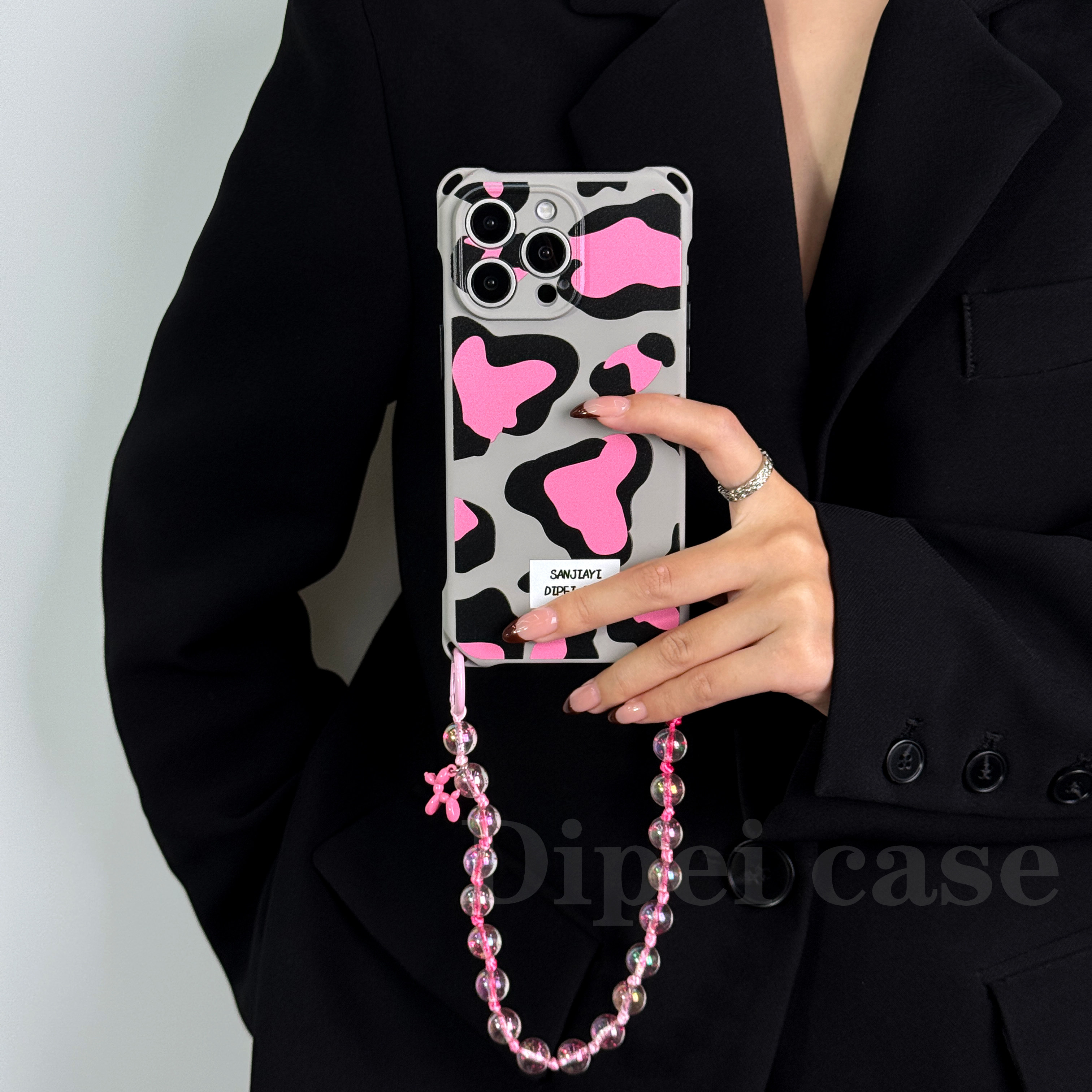 浪漫粉豹17promax四角开孔手机壳斜挎挂绳适用苹果iPhone16华为mate70/60pro手提Pura80/小米15/13侧背小众14,3C数码配件,手机保护套/壳,淘宝优惠券,粉丝福利购,淘宝优惠卷