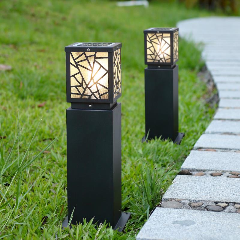 草坪庭院灯室外太阳能花园别墅院子接电款新中式户外防水草地景观