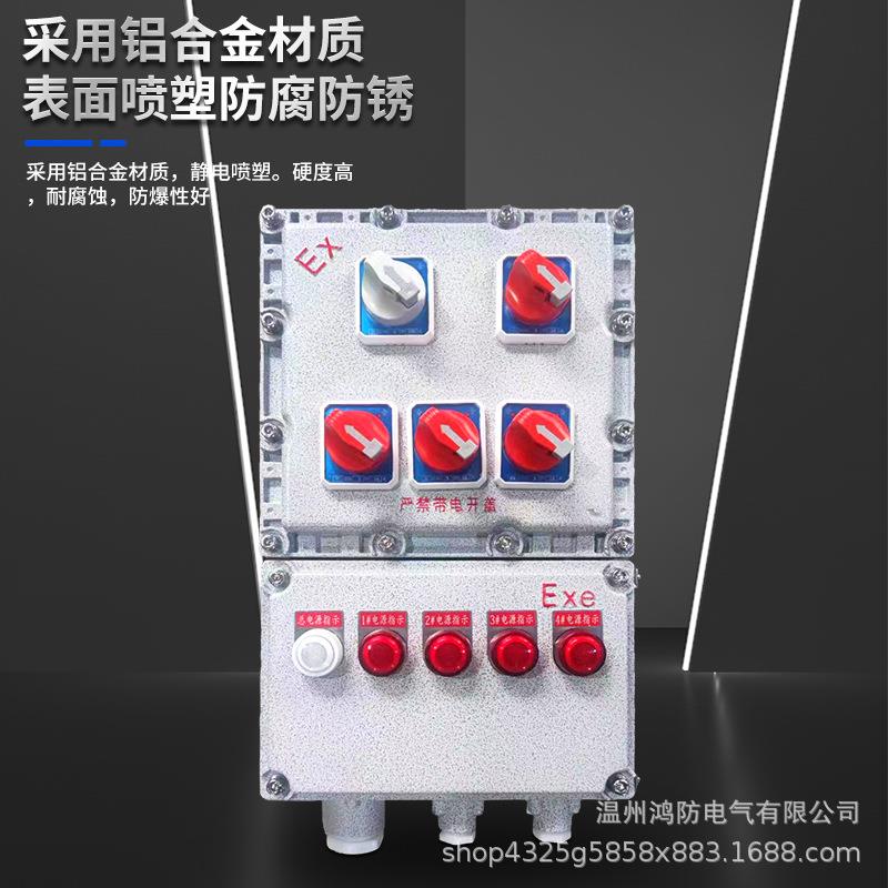 C防爆照明动力配电箱BXDIMBIIIP65铝IBXM合金不锈钢材质防尘