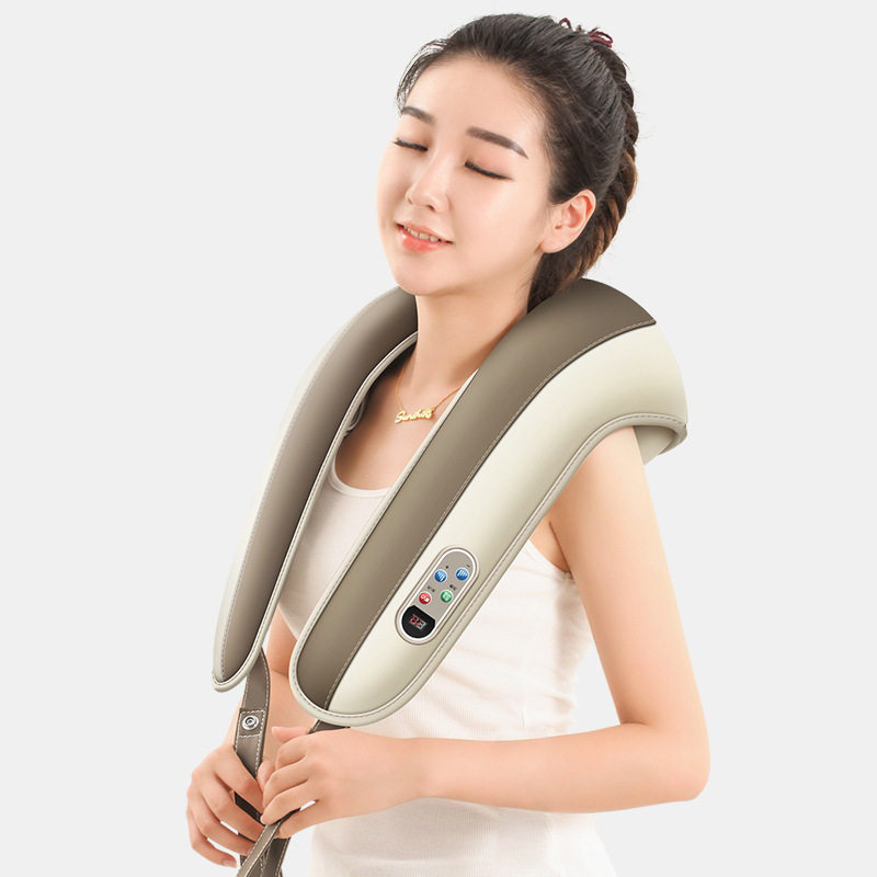 按摩披肩颈椎肩部按摩仪捶打背部腰部按摩器敲敲乐工厂