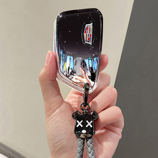 凯迪拉克CT5Pro钥匙套新XT5/XT4专用CT6/XT6汽车CT4/GT4改装包扣