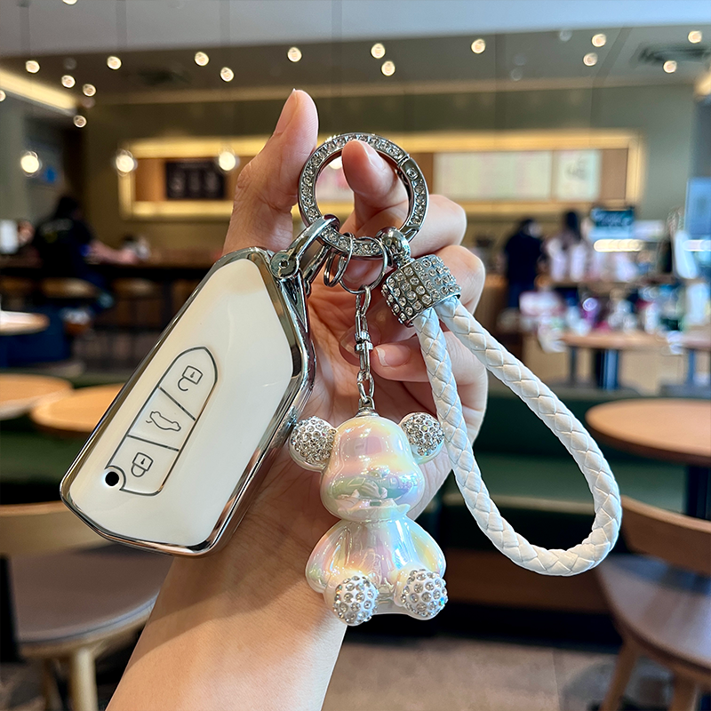 大众高尔夫8钥匙套id4凌渡L揽巡id3揽境rline八代pro车id6途昂x扣