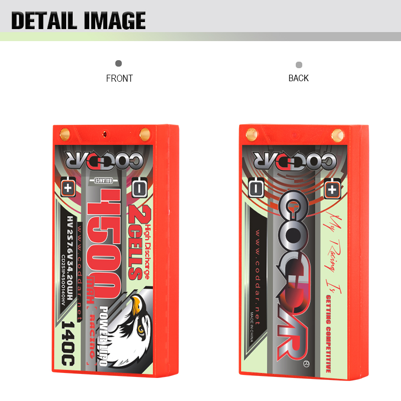 1/10电动漂移RC车锂电池