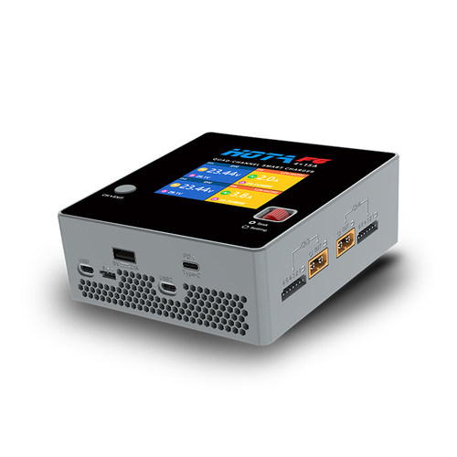 HOTA F6 1000W大功率15Ax4 四通道智能充电器15A 航模 RC外场充电