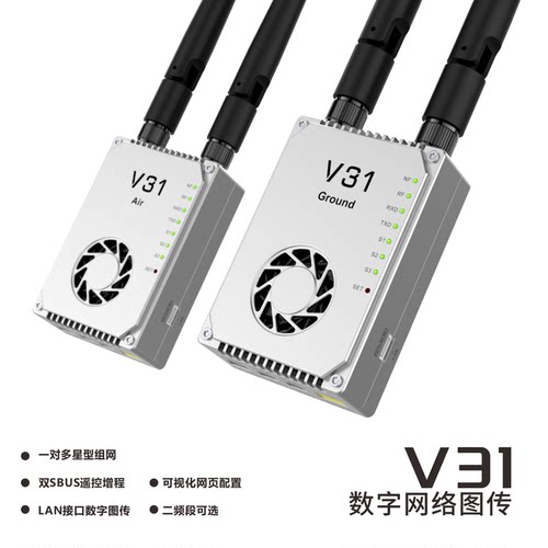 无人车地对地地对空50km高清数传