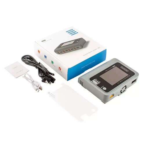 ToolkitRC Q4AC四通道平衡充电器 AC/DC 1-4S IPS屏 滚轮编码器