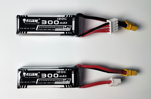 东莞高能ALIENMODEL HV高压 300mAh 2S 3S 120C 穿越机电池LIPO