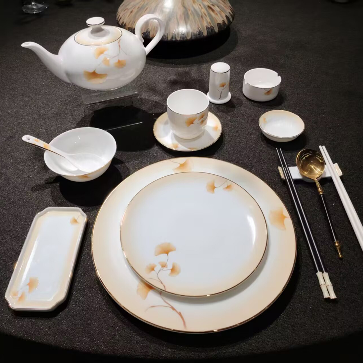 五星级酒店高档会所摆台餐具套装