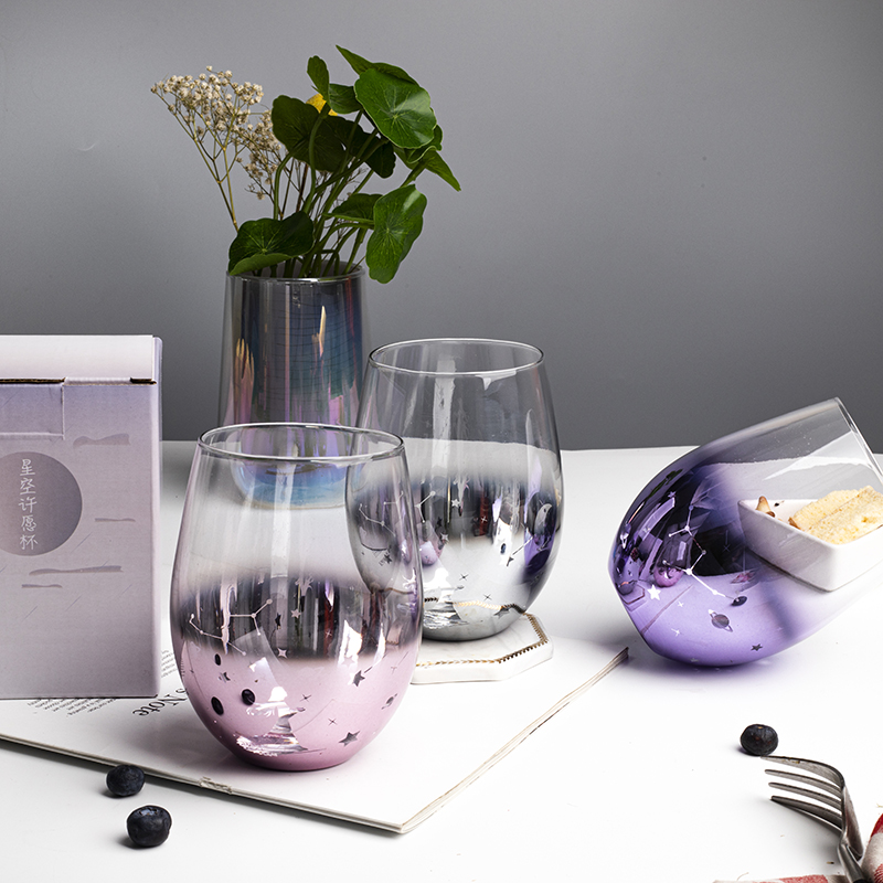 高档水晶星空个性潮流玻璃杯