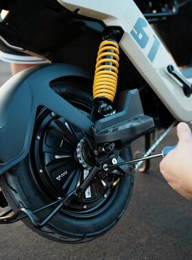 适用小牛电动车F100/F0/G100/G0/B0/C0后置双边撑后脚蹬支架改装