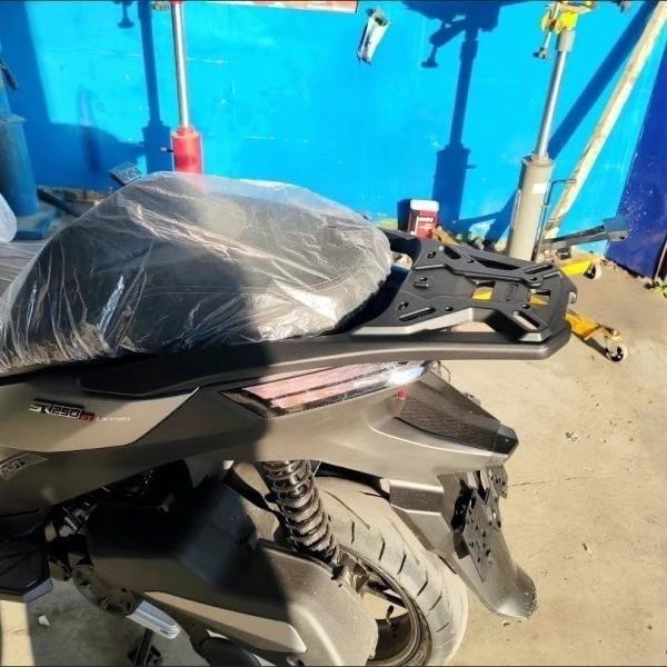 适用适用隆鑫无极SR250GT尾架铝合金一体载物尾箱支架改装配件
