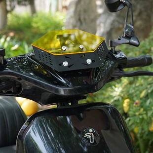 适用适用九号Mz/Nz/M3/N3/F2z前置多彩挡风板装饰扰流直上改装配