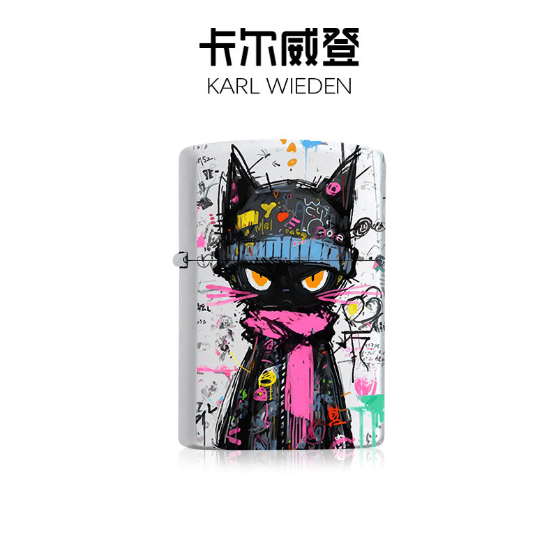 KW卡尔威登打火机高档送男友生日礼物男生高颜值可爱煤油防风男士